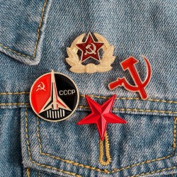 Enamel Pin Red Star