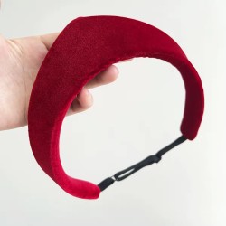 copie de Crown Headband: Velvet & Pearl Kokoshnik Style
