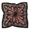 copie de Russian Ethnic Digital Printing Flower Square Scarf 70*70 cm