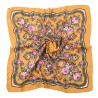 copie de Russian Ethnic Digital Printing Flower Square Scarf 70*70 cm