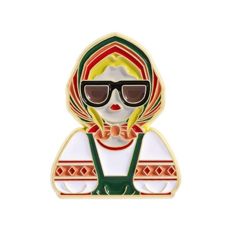 Slavic Enamel Pin Platochek