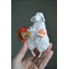 Cute Sheep with Yarn Hand made Cotton Toy