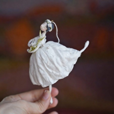 Ballerina Giselle Hand made Cotton Toy