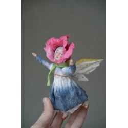 Flower Fairy #1 Hand made Cotton Toy