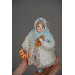 Little Country Sister #2 Hand made Cotton Toy
