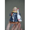 Village Girl with a Goose Hand made Cotton Toy