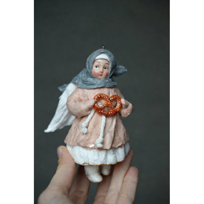 Village Angel #2 Hand made Cotton Toy