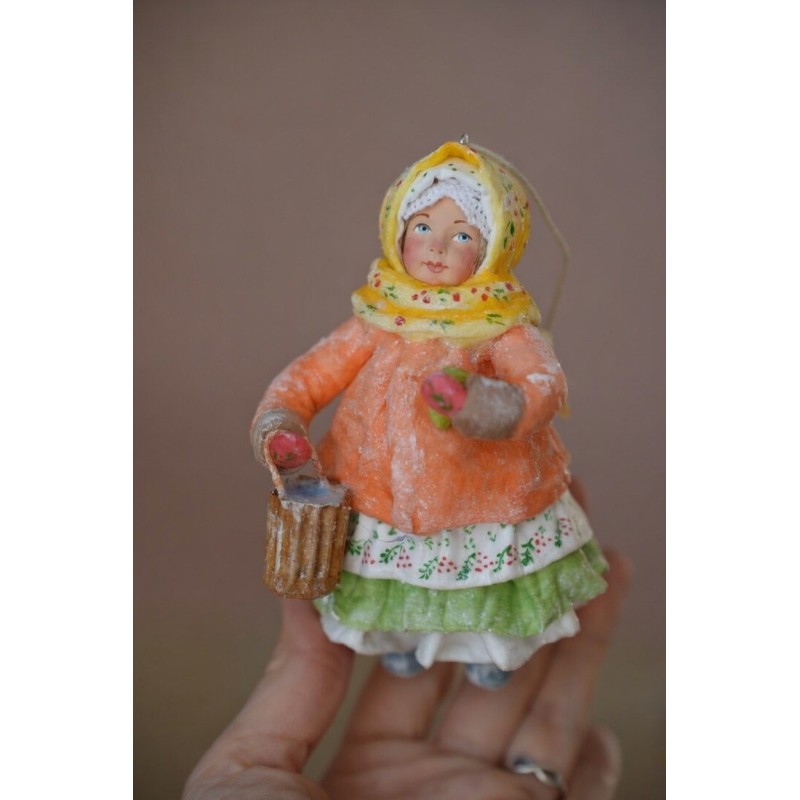 Village Lady (Baryshnya) Hand made Cotton Toy