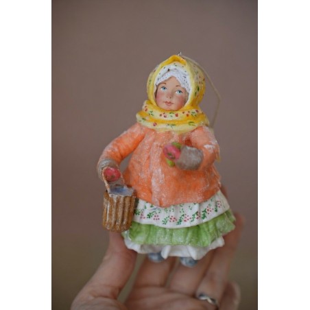 Village Lady (Baryshnya) Hand made Cotton Toy