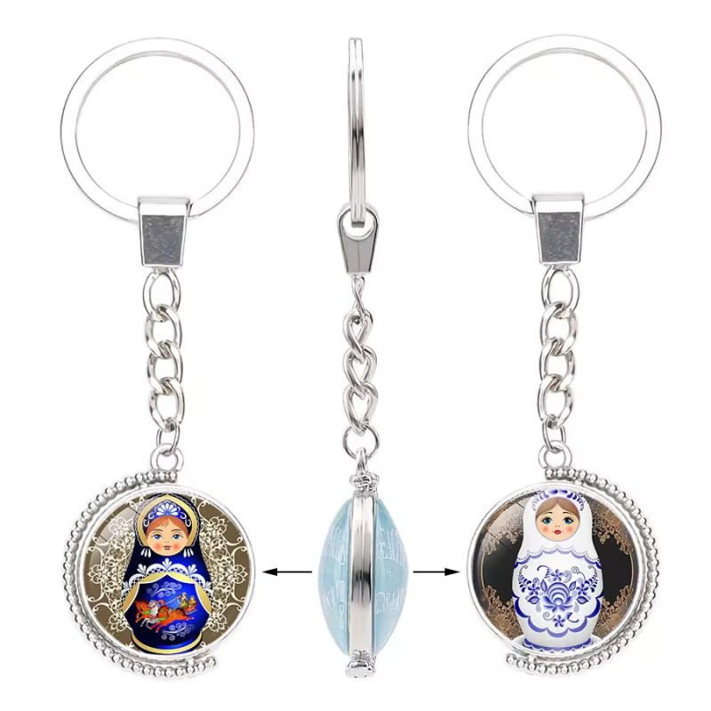 Metal Matryoshka Keychain | Carry Your Culture With You