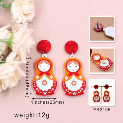 Matryoshka Earrings