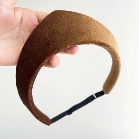 Velvet Kokoshnik Crown Headband | Multi-Color Statement Hairband