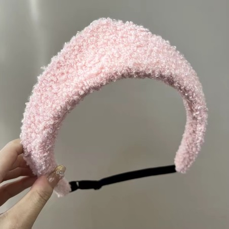 copie de copie de Crown Headband: Velvet & Pearl Kokoshnik Style