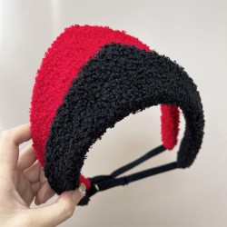 copie de copie de Crown Headband: Velvet & Pearl Kokoshnik Style