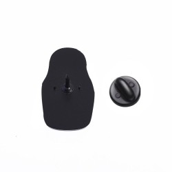 Enamel Pin Nesting Doll Matryoshka in Glasses