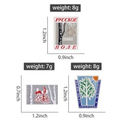 Enamel Pin Birch Trees