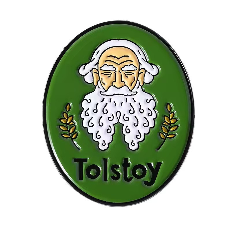 Enamel Pin Tolstoy