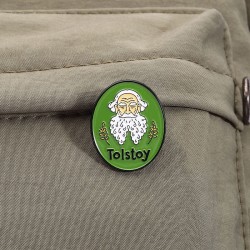 Enamel Pin Tolstoy